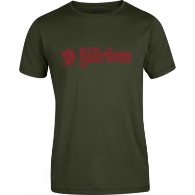 Playeras Fjallraven Retro Hombre Verde Oliva - Chile SVC487190